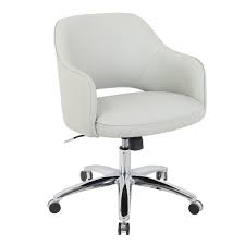 Global Renwick Faux Leather Office Chair Fog Gray 10143 2 At Staples In 2020 Leather Office Chair Best Office Chair Office Chair