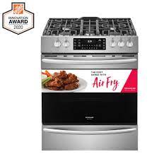 One of the biggest concerns when buying stainless steel appliances is that they show fingerprints and other smudges easily and the upkeep is. Reviews For Frigidaire Gallery 30 In 5 6 Cu Ft Front Control Gas Range With Air Fry In Smudge Proof Stainless Steel Fggh3047vf The Home Depot