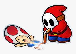Besides red, albeit being more common in that color, shy guys come in a . Paper Mario Color Splash Shy Guy Hd Png Download Kindpng