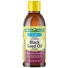 Spring Valley Organic Cold Pressed Black Seed Oil Liquid Dietary Supplement 6 Fl Oz Walmart Com