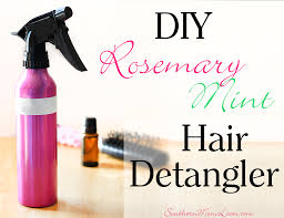 Combine all the ingredients together and pour it in a small bottle. Southern Mom Loves Diy Rosemary Mint Hair Detangler Spray