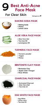 9 Easy Homemade Face Mask For Acne You Probably Didn T Know Anti Acne Face Mask Acne Face Mask Easy Homemade Face Masks