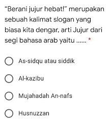 Yang pertema adalah, jika masyarakat ingin membuat kemajuan dalam hal ini, kita memerlukan perdebatan yang jujur. Jujur Dalam Bahasa Arab Brainly Co Id