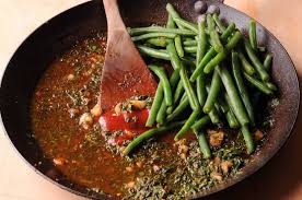 You want the beans and potatoes to be done, but some folks like a little crunch in them. How To Cook Green Beans What S In The Pan