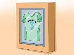 Measure, mark and cut a piece of quarter inch plywood measuring 32. How To Frame A Jersey 8 Steps With Pictures Wikihow