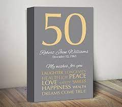 Check out our personalized 50th birthday gifts selection for the very best in unique or custom, handmade pieces from our shops. 50th Birthday Canvas Print Personalized 50th Birthday Gift For Men Women Birthday Gift Custom 50th Birthday Present 30th 40th 50th 60th Or Any Other Age Buy Online In Dominica At Dominica Desertcart Com Productid