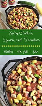 Spicy Chicken Squash And Tomatoes Recipe Yellow Squash Recipes Spicy Chicken Chicken Zucchini Recipes