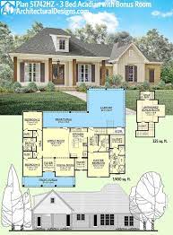 Carport Acadian House Plans