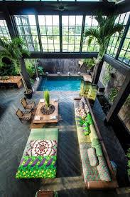Inspiration Terrasse De La Couleur Du Bois Et De L Eau Inspiration Terrasse Maisons Tropicales Terrasse Interieure