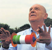 Merc man goes into reverse gear