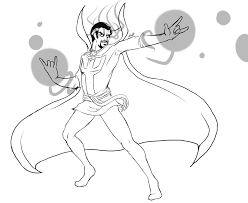 About doctor strange avengers coloring page here is a nice picture of dr. Pin On Coloring 4 Kids Heroes Villians