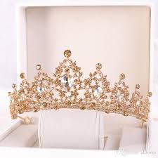 Sparkly Crystals Bridal Tiaras Crowns For Wedding Birthday Formal Occasion Gold Silver Rhinestones Beading Kids Hair Accessories Al2198 From Allloves 4 67 Dhgate Com