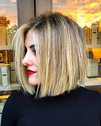 33 Best Blunt Bob Haircut Ideas 2019 Styles Art Short Hair Styles Thick Hair Styles Short Bob Hairstyles