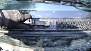 Look for a button or a latch to lift and slide off the old wiper blade. How To Replace Windshield Wiper Arms Toyota Corolla Years 2000 To 2010 Youtube