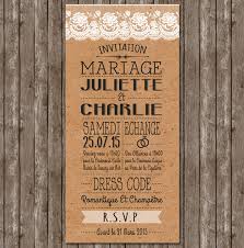 Des fleurs partout, d'abord sur votre faire part. Faire Part Mariage Rustique Et Chic Avec Dentelle Faire Part Mariage Kraft Faire Part Mariage Faire Part Mariage Vintage
