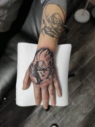 There are 268 dragon ball tattoo for sale on etsy, and. Dragon Ball Z Hand Tattoo Full Tattoos By Charlie Facebook
