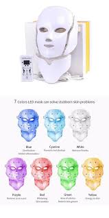 Led Light Therapy Facial Mask Acne Wrinkles Pores And Anti Aging T Cloliva Source By Clolivaof Light Therapy Mask Led Light Therapy Mask Light Therapy