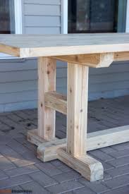 H Leg Dining Table Rogue Engineer Diy Farmhouse Table Diy Dining Table Dining Table Legs