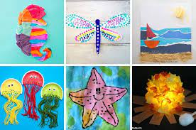 You may also enjoy 50 brilliant ideas for art & crafts for kids, worth the mess! 40 Sensational Summer Arts And Crafts For Kids Projects With Kids