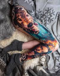 The ability to use such a large area of canvas, combined with the contours of the skin really opens up a world of ingenious design. 45 Of The Most Epic Leg Tattoos Bored Panda