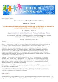 Image result for Edinburgh Claudication Questionnaire