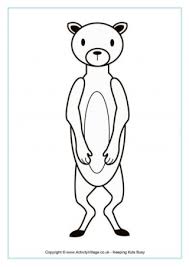 1536 x 2048 jpeg 170 кб. Meerkat Colouring Pages