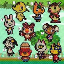 Perler Animal Crossing Villagers Tier 4 Diy Perler Beads Perler Bead Templates Perler Bead Art