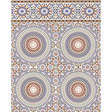 Zelliges sind nur für wände geeignet. Orientalische Wandfliese Tanger Mit Endlos Muster Casa Moro