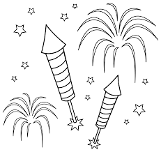 Fireworks Colorable 0 Png 7 341 6 939 Pixels Feuerwerk Bilder Feuerwerk Zeichnung Malvorlagen Fur Kinder