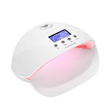 Mini Lop Led Gel Nail Uv Light 50w Uv Led Nail Lamp Led Nail Light For Gel Nails With Auto Sensor Lcd Display White Pink