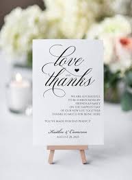 Elegant Thank You Table Card Template Flat Royal Calligraphy 4 X 6 Templett Wedding Thank You Cards Wedding Thank You Inexpensive Wedding Favors