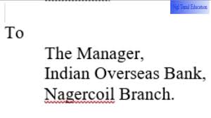 Bank request letter in tamil. How To Write Bank Statement Request Letter In Tamil Application To Bank Manager For Bank Statement Youtube