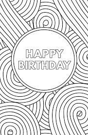 Free Printable Birthday Cards Paper Trail Design In 2020 Free Printable Birthday Cards Happy Birthday Cards Printable Coloring Birthday Cards