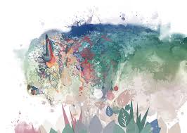 The abstract buffalo state collection. Buffalo Abstract Digital Art By Bekim M