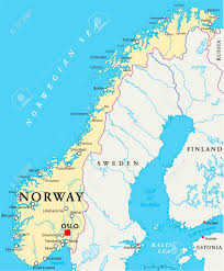 Tra questi stati vanno annoverati in. Vettoriale Mappa Politica Della Norvegia Con Capitale Oslo Confini Nazionali Citta Importanti Fiumi E Laghi Etichettatura E Ridimensionamento In Inglese Illustrazione Image 39202603