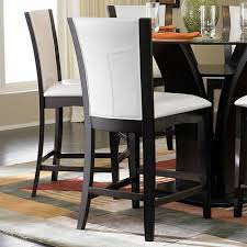 White Faux Leather 24 Inch Counter Height Chairs Set Of Two Homehills Counter Heig Counter Height Chairs Round Counter Height Table Counter Height Dining Sets