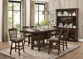 With its smooth, rounded top and deep apron, our 48 sidney dining table is the kind of family style table you tend to linger over. Schleiger Counter Height Dining Room Set W Swivel Chairs By Homelegance Furniturepick