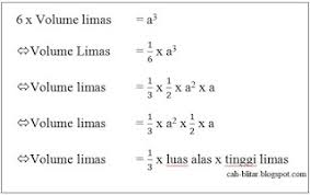 Tentukan volume limas segi empat berikut! Pembuktian Rumus Volume Limas Duniaku