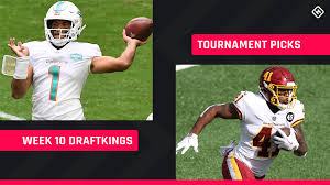 And there is nothing more reliable in fantasy football than guaranteed opportunity. Draftkings Picks Week 10 Nfl Dfs Lineup Advice For Daily Fantasy Football Tournaments Report Door
