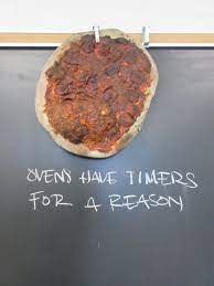 My Cooking Teacher Pinned this Poor Pizza to the Blackboard : r/funny