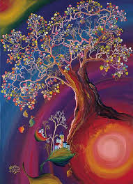 Pin By Gabriela Tello On Paisajes Tree Art Tree Painting Tree Of Life Painting