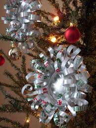 How To Make Soda Can Bows Ornaments Soda Can Crafts How To Make Ornaments Aluminum Can Crafts