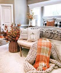 19 Amazing Bedroom Ideas With Cozy Farmhouse Fall Decor Fall Bedroom Decor Fall Room Decor Fall Bedroom