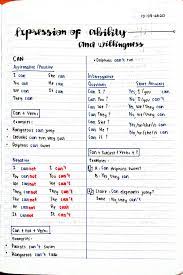 Ambisnotes Catatan Expression Of Ability Bahasa Inggris Kelas 8 Ambisnotes