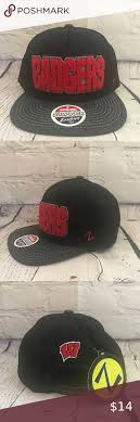 Zephyr Wisconsin Badgers Hat Wisconsin Badgers Hat Wisconsin Badgers Flat Bill Hats