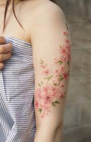Blue & rose cherry blossom. Cherry Blossom Tattoo Designs Understanding The Meaning Of Sakura