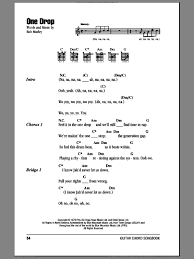 F#m bm f#m bm we won't take no bribe. Marley One Drop Sheet Music For Guitar Chords Pdf