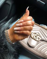 Bling acrylic nails best acrylic nails glue on nails baby pink nails acrylic edgy nails swag nails grunge nails chanel nails design pastel ombre. Luxury Chanel And Acrylic Nails Image 7060089 On Favim Com