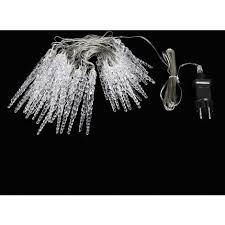 Lichterketten im garten sind besonders bei grillpartys gefragt. Deuba Led Lichterkette Eiszapfen Eisregen Innen Aussen Weihnachtsbeleuchtung 40 Eiszapfen Led Weiss