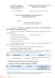 BÁO CÁO TÌNH HÌNH QUẢN TRỊ CÔNG TY 06 tháng đầu năm 2022 ...